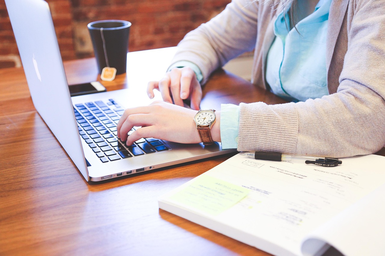 Student, typing, keyboard — Cost-Effective Marketing: White Label Facebook Ads for Agencies