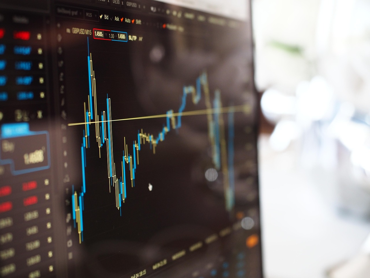 Blur, chart, computer — Employee Monitoring Software: Importance and Benefits