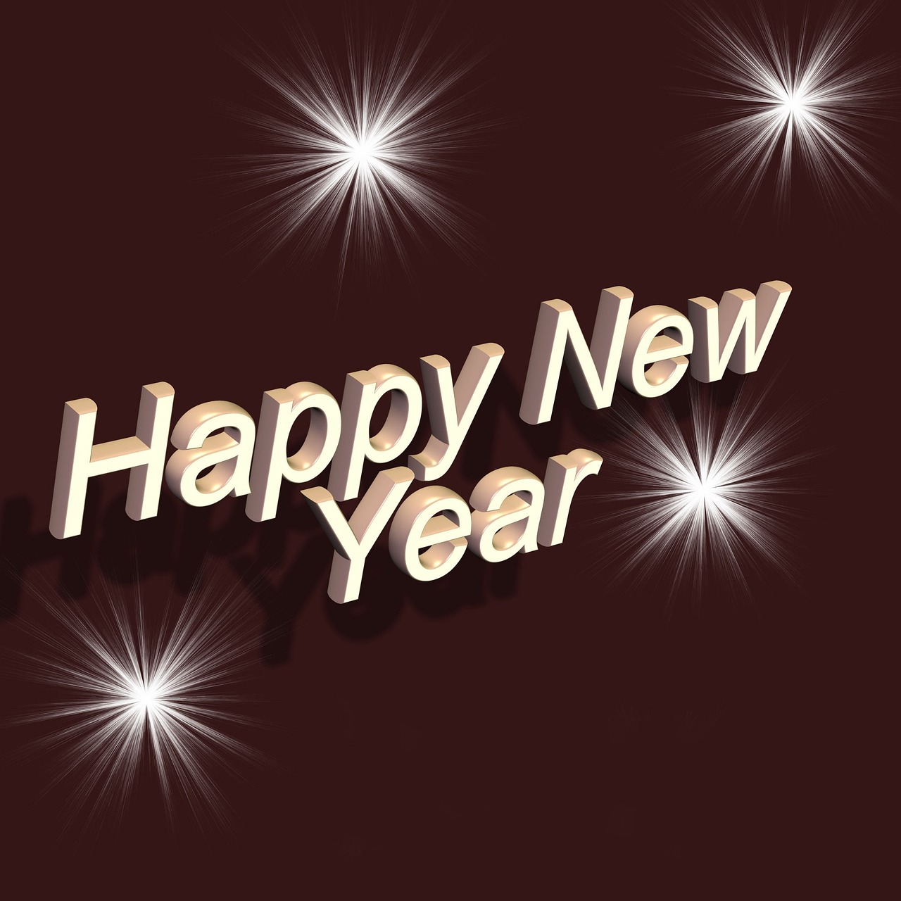 Writing, lettering, happy new year — Treatment Of Drinking Water By UV Lamp