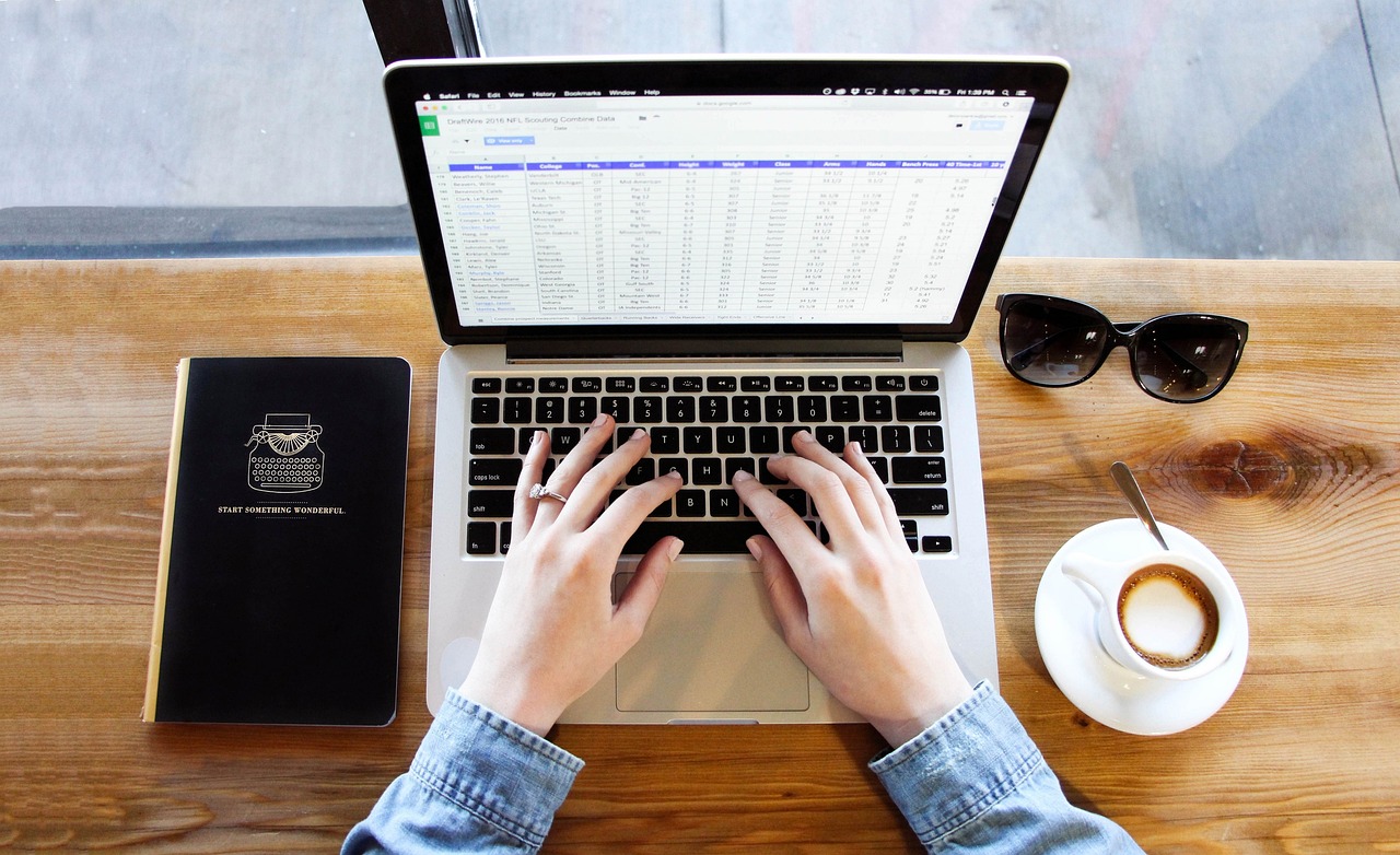 Notebook, typing, coffee — You can convert any video or audio files to any format or devices.